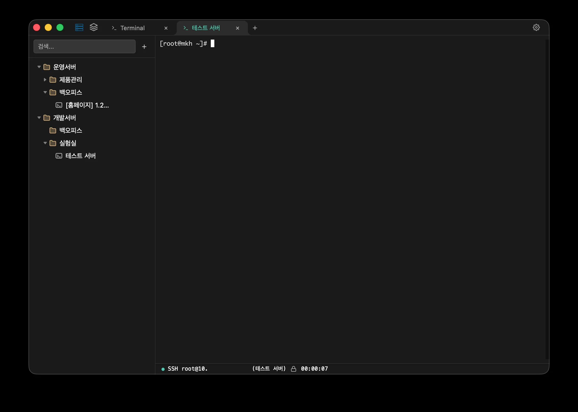 CaTerm 스크린샷 2